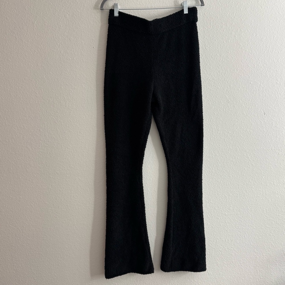 Victorias Secret On Point Black Teddy Sherpa Bootcut Lounge Pants Untagged